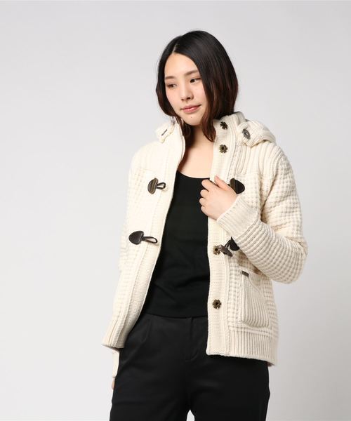 BARK（バーク）の「《BARK/バーク》 ショートダッフル ニット コート