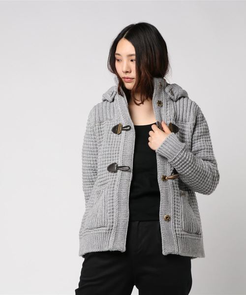 BARK（バーク）の「《BARK/バーク》 ショートダッフル ニット コート