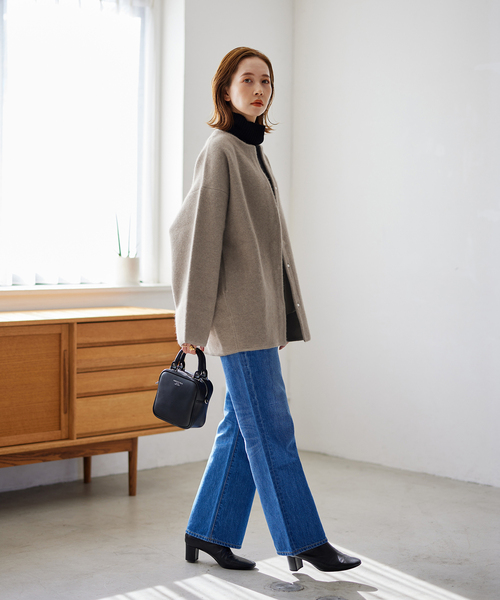 JOURNAL STANDARD ダブルフェイスコクーンカーディガン 【公式通販】