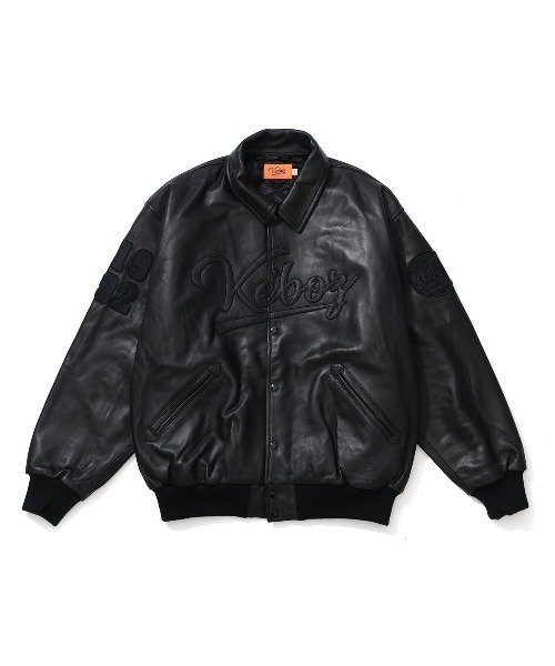 KEBOZ（ケボズ）の「LEATHER VARSITY JACKET 2（スタジャン）」 - WEAR