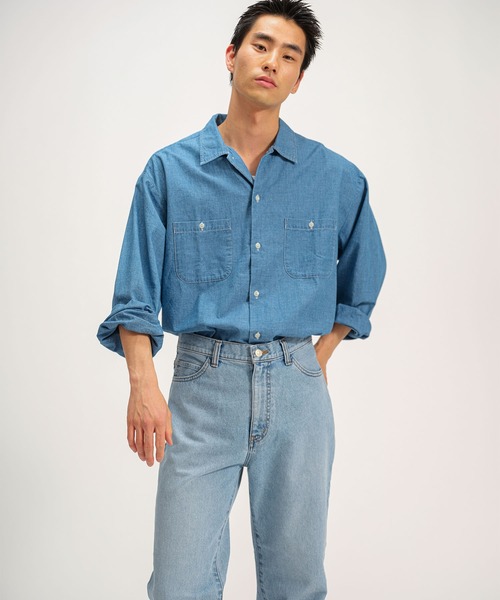DENIM DELIGHT DAYS】ヴィンテージシャンブレーオープンカラーシャツ