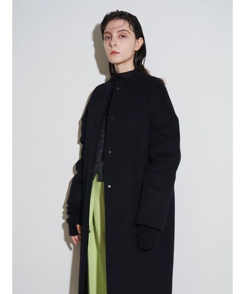 ELENDEEK（エレンディーク）の「クルーネックコクーンコート（ノー