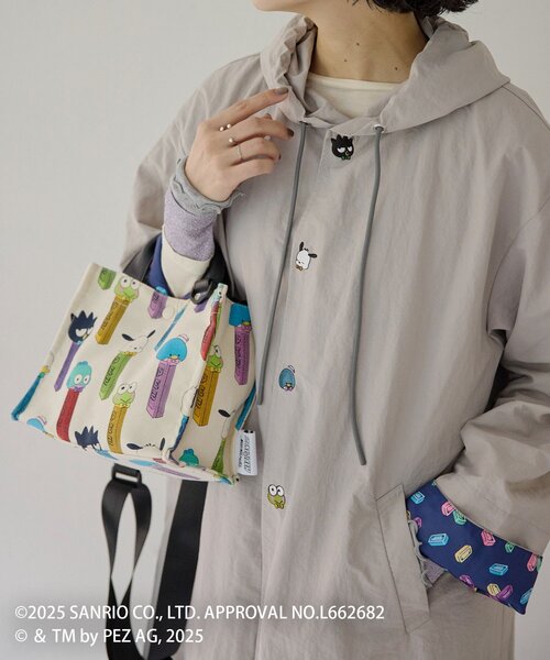 はぴだんぶい×PEZ(ペッツ)×ear】コラボコットントートバッグS（トート