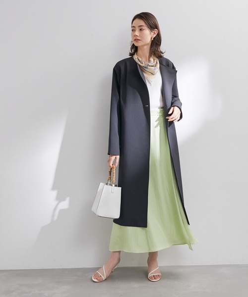 ROPE'（ロペ）の「ポリエステルチノノーカラーダブルコート（トレンチ