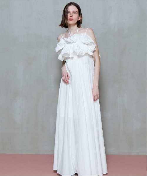 MAISON SPECIAL（メゾンスペシャル）の「Ruffle Bear Maxi Dress