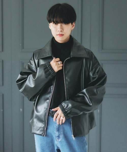 EDEL（エーデル）の「EDEL - ビックカラーオーバーサイズレザー