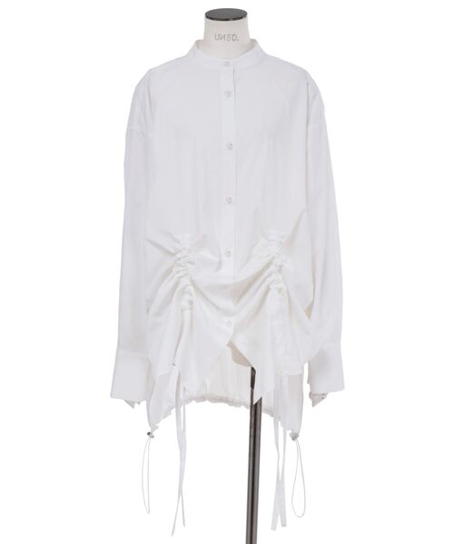 UN3D.（アンスリード）の「ヘムギャザーシャツ（シャツ/ブラウス