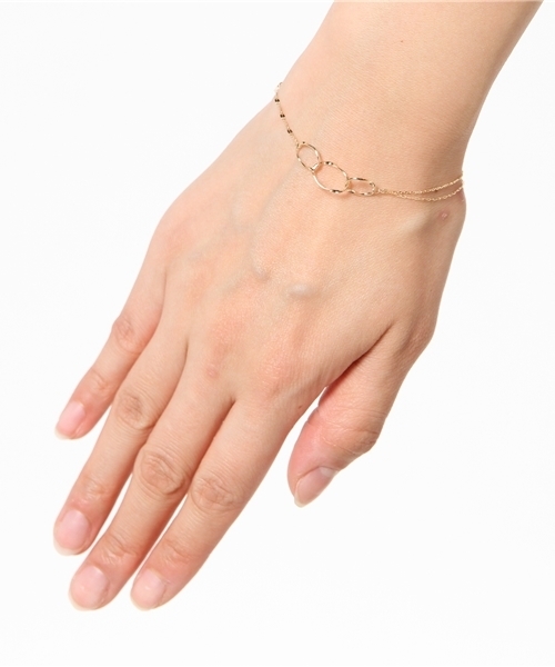 agete（アガット）の「K10ブレスレット（10152114032）（ブレスレット