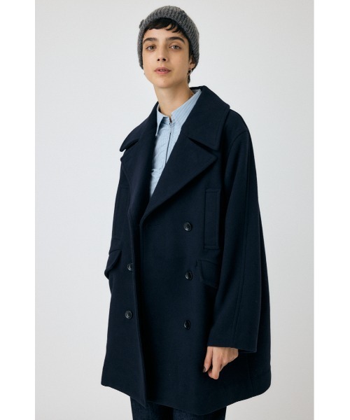 MOUSSY（マウジー）の「DOUBLE BREASTED ミドルコート（ピーコート