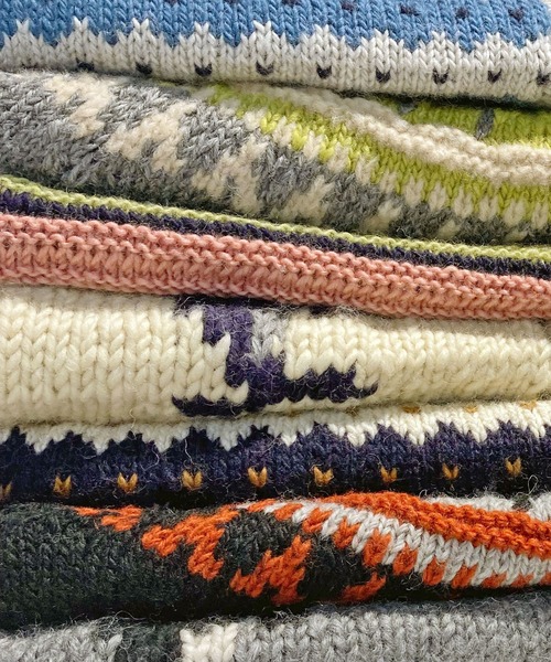 PAR ICI（パーリッシィ）の「ネパール手編み シャチインターシャ