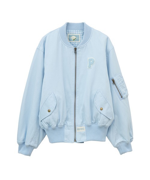 PINK HOUSE（ピンクハウス）の「ホワイトローズ刺繍ブルゾン（ブルゾン