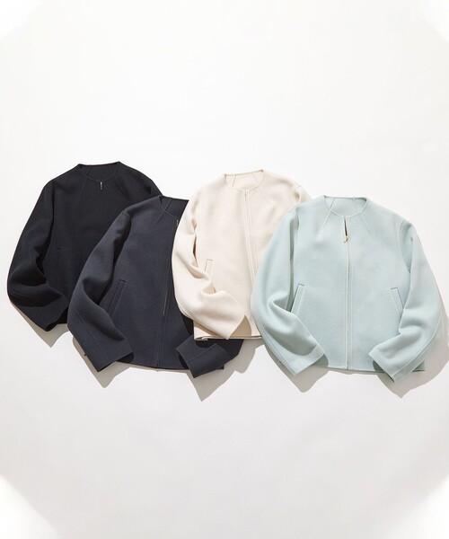 23区（ニジュウサンク）の「ウールリバー ショート ブルゾン（ノー