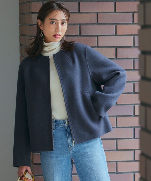 23区（ニジュウサンク）の「ウールリバー ショート ブルゾン（ノー