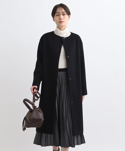 INDIVI（インディヴィ）｜ノーカラーコート一覧 - WEAR