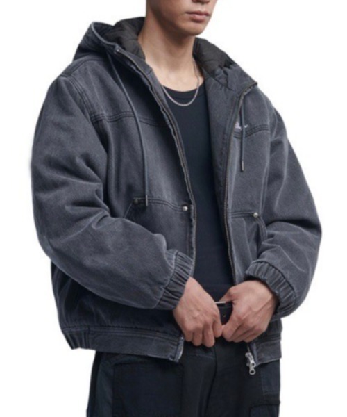 セール】【NOMANUAL】W.D HOODED ZIP-UP JACKET / 【ノーマニュアル