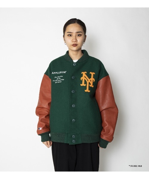 APPLEBUM（アップルバム）の「“NY Mets” Stadium Jacket（スタジャン