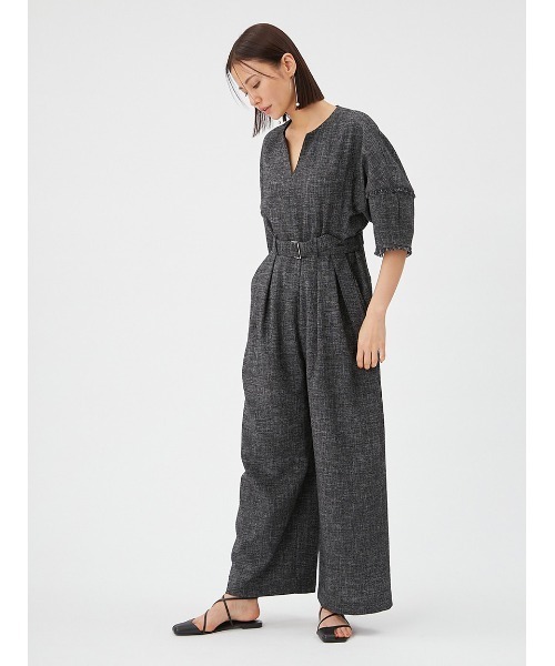 FRAY I.D（フレイアイディー）の「パフスリーブオールインワン（つなぎ