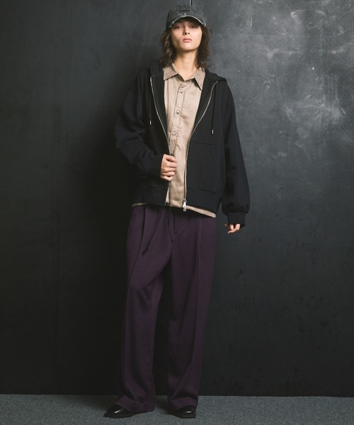 UNISEX》【ONE-MILE WEAR】Prime-Over Zip Hoodie/ワンマイルウェア