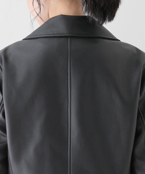 SLOBE IENA（スローブイエナ）の「FAUXレザーWライダース（ライダース