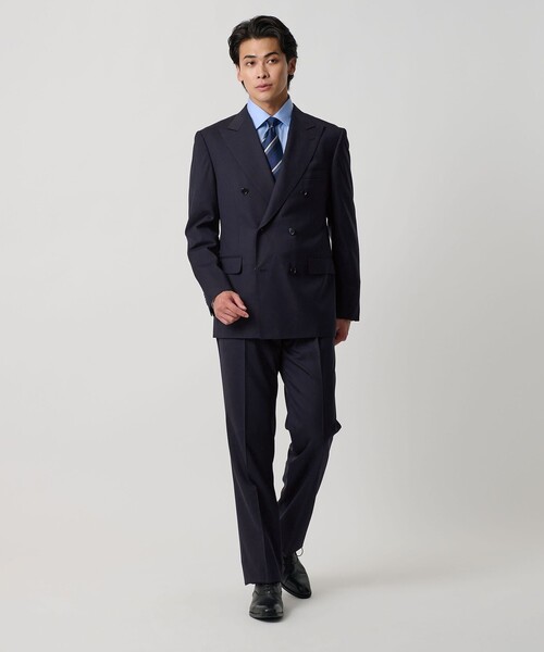 セール】サージ ダブル 6ボタン コンフォートスーツ＜A DAY IN THE