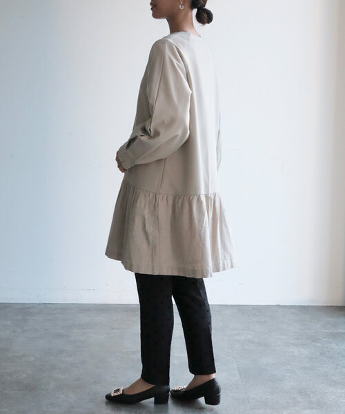 セレモニー対応可】ペプラムコート（その他アウター）｜Chez toi