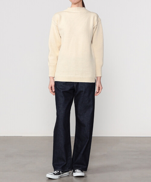 Le Tricoteur | トラディショナル ウールガンジーセーター UNISEX