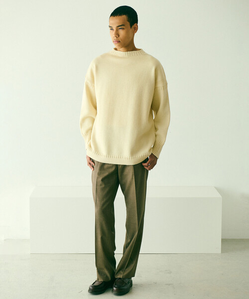 Le Tricoteur | 〈別注〉トラディショナル ウールガンジーセーター
