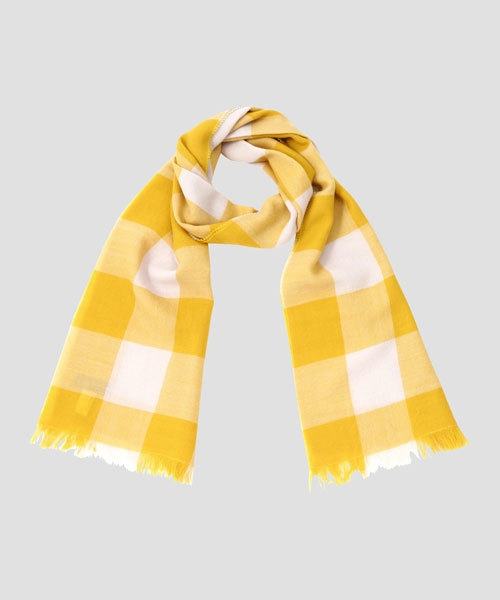 MARGARET HOWELL（マーガレットハウエル）の「LARGE CHECK WOOL SCARF