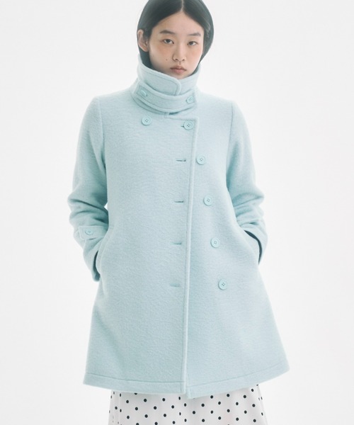 FEKETE（フェケテ）の「2way round collar middle coat / 2WAYラウンド