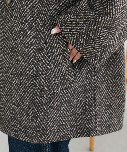 セール】【WEB限定】ヘリンボーンダブルテラージャケット（テーラード