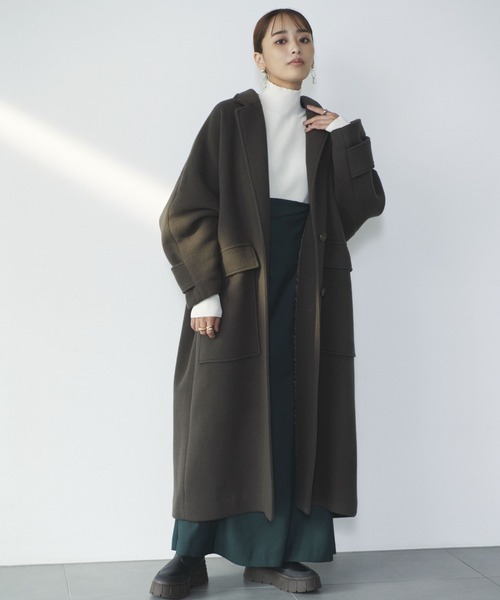 emmi（エミ）の「【emmi atelier】リサイクルウールロングコート