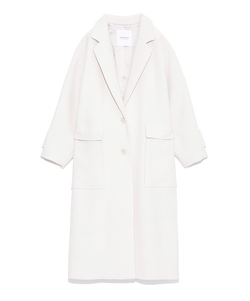 emmi（エミ）の「【emmi atelier】リサイクルウールロングコート