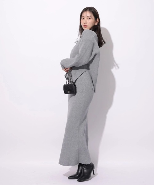 Vネックレースプルオーバー（ニット/セーター）｜Mystrada（マイ