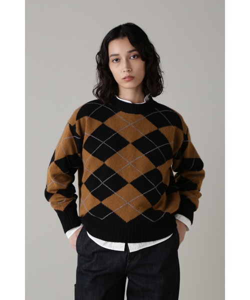 MARGARET HOWELL（マーガレットハウエル）の「MERINO CASHMERE ARGYLE