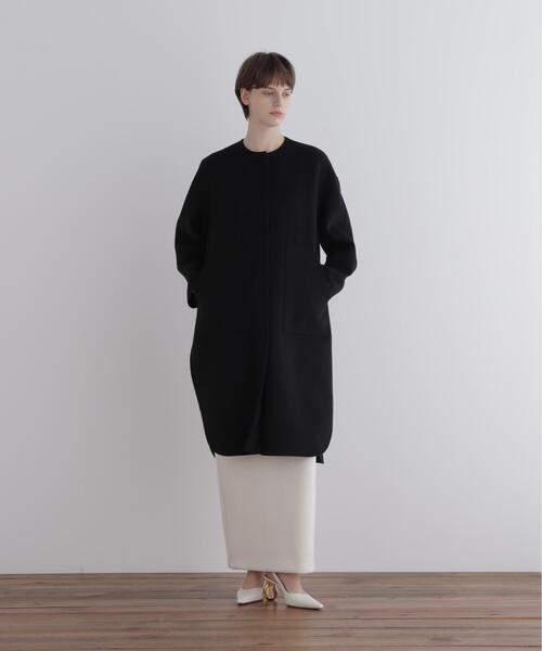 ◇ソフトウールリバーコート（ノーカラーコート）｜LE PHIL（ルフィル