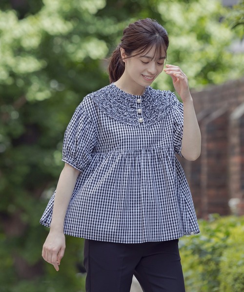 Sono（ソーノ）の「【SONO/ソーノ】チビフリルブラウス（シャツ