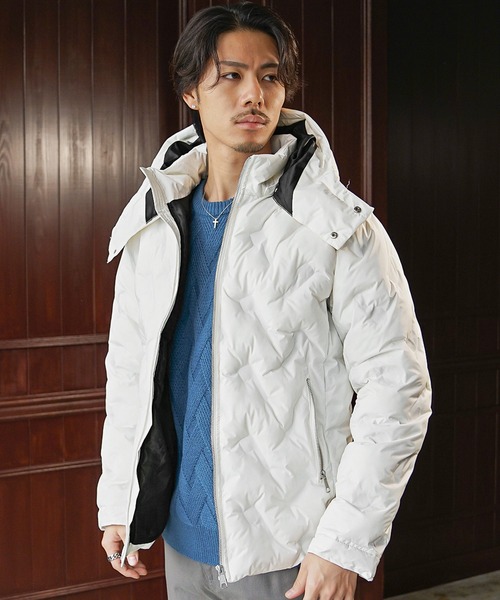 SOMEDIFF（サムディフ）の「【SOMEDIFF】シームレス中綿ダウン