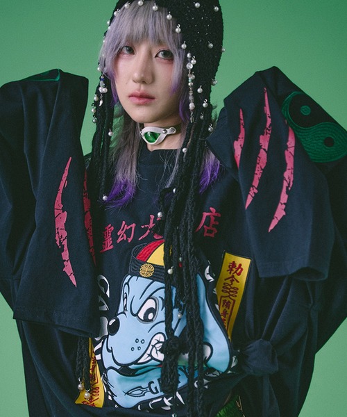 セール】【GALFY/ガルフィー】霊幻犬 ( キョンシー犬 )Tee（Tシャツ