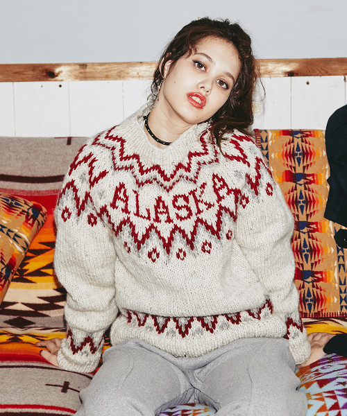 HYSTERIC GLAMOUR（ヒステリックグラマー）の「ALASKA編込 プル