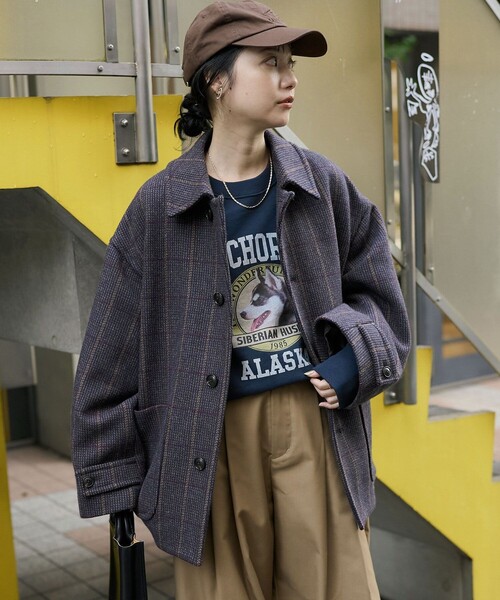 FREAK'S STORE（フリークスストア）の「尾州ミドル丈チェックコート