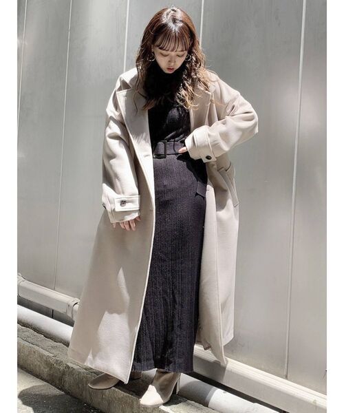 dazzlin（ダズリン）の「スタンドカラーロングオーバーコート（その他