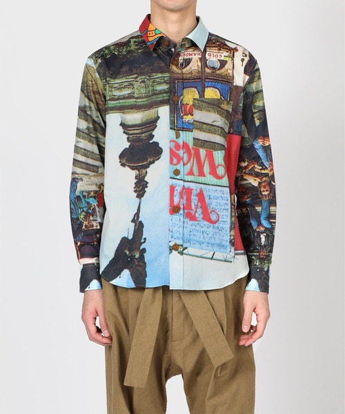 ヴィヴィアンウエストウッドピカデリープリントシャツ