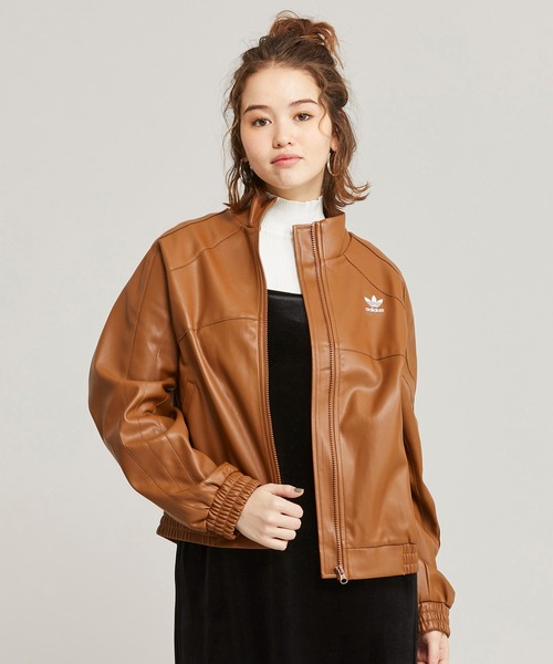adidas（アディダス）の「フェイクレザージャケット / アディダス