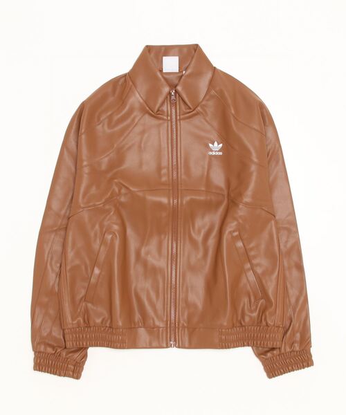 adidas（アディダス）の「フェイクレザージャケット / アディダス