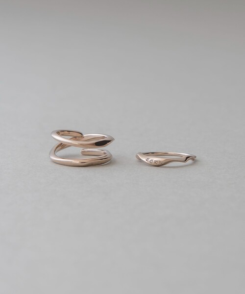 ete（エテ）の「冬限定 ハーティ ブラウンダイヤモンド パズルリング