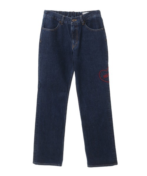 PINK HOUSE（ピンクハウス）の「ハートワッペン使いストレッチデニム