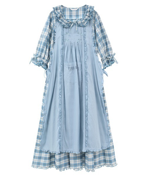 PINK HOUSE（ピンクハウス）の「エプロン付きオリジナルチェック