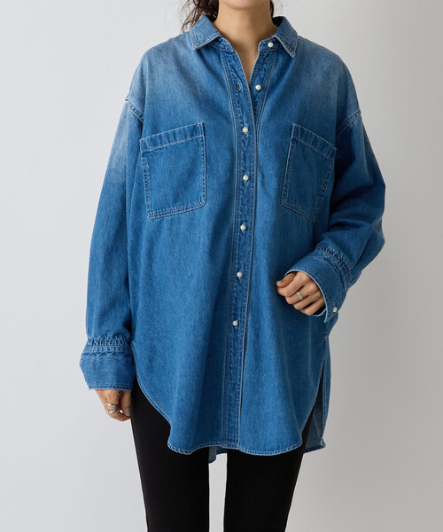 BEARDSLEY（ビアズリー）の「《FRIPIER》8.5OZ デニムパールボタン