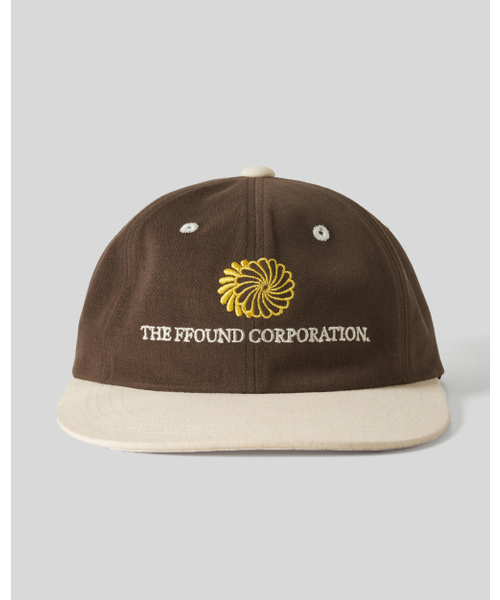セール】パウンド33 ピーチコットンフラットブリムキャップ [ブラウン