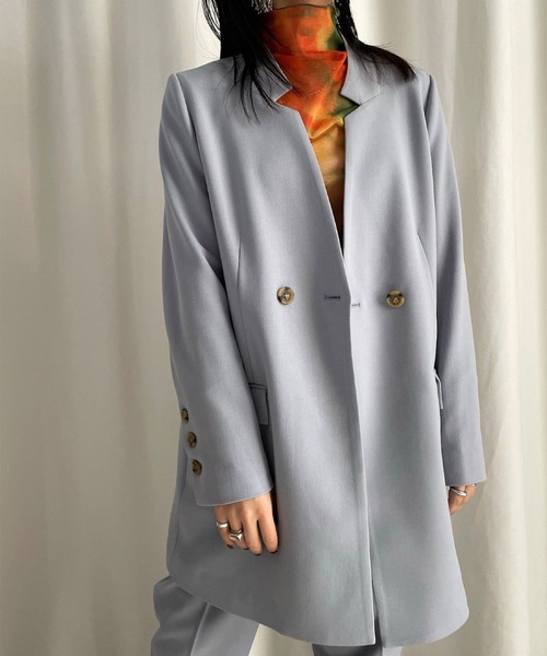 Ameri（アメリ）の「PRINTED LINING JACKET（テーラードジャケット